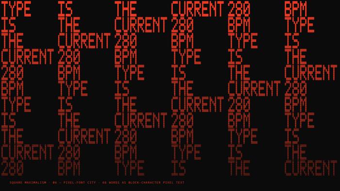 PIXEL FONT CITY